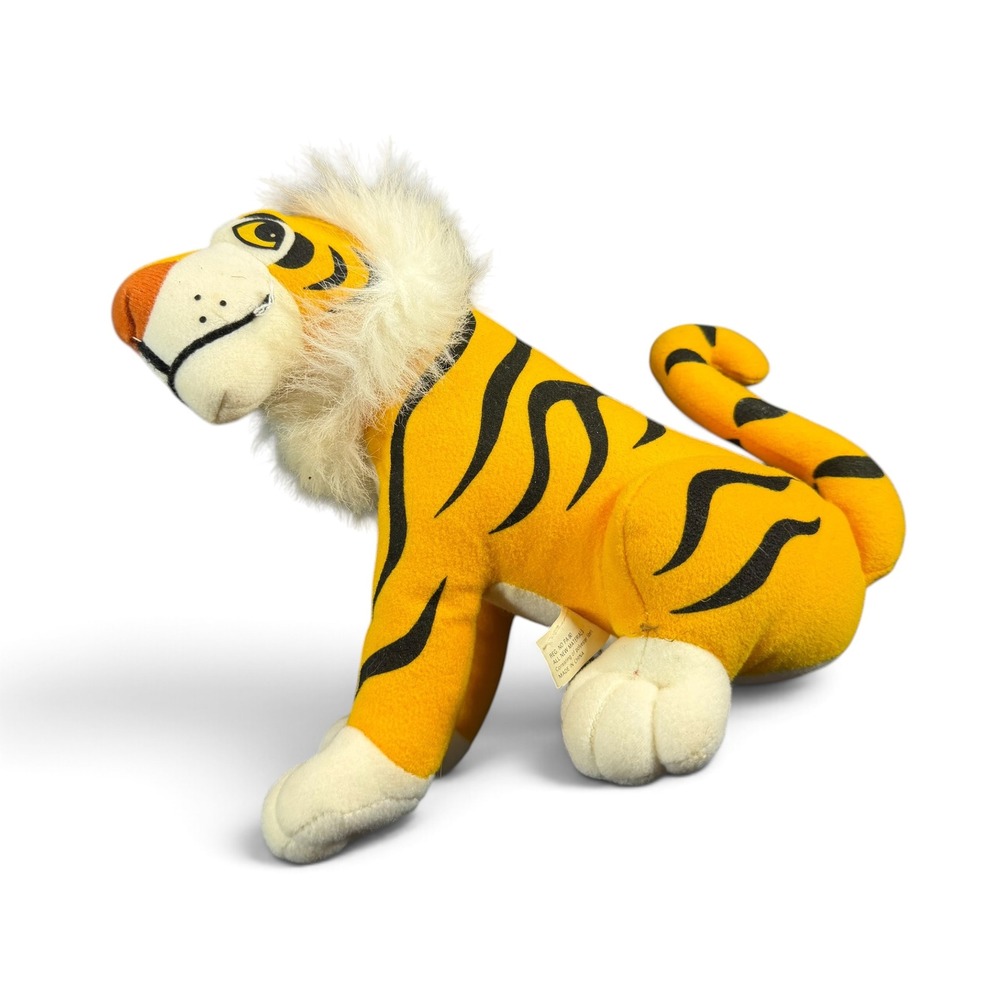Vintage 1993 Mattel Disney Aladdin Rajah Tiger Plush Stuffed Animal Toy